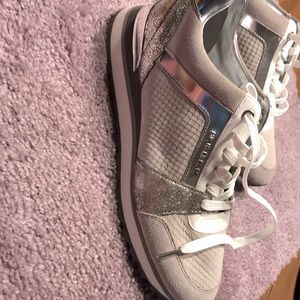 Michael Kors metallic ladies athletic shoes